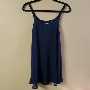 Navy blue dress